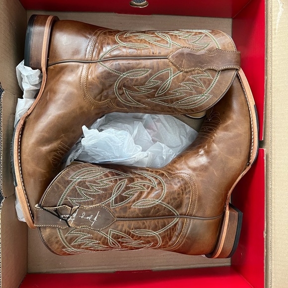 Justin Boots Shoes Justin Pearsall Strait Brown Boot Mens